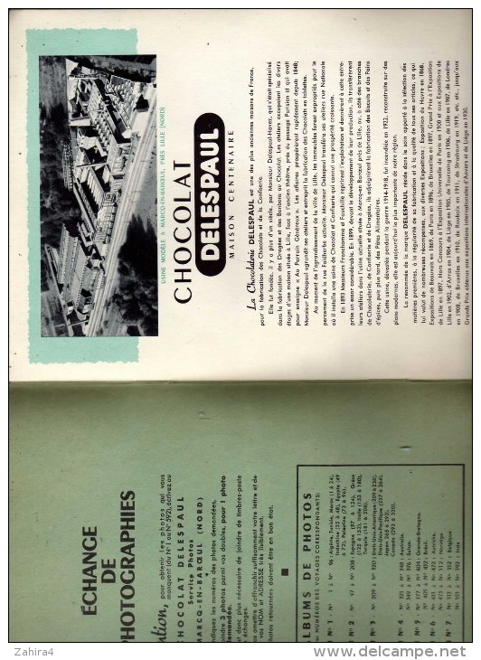 Chocolat Delespaul - Usine à Lille-Album N°7 -Belgique -Inde -Manque 5 Images-photo Sur 95 -Corona - Laitta - Perle D'or - Albums & Catalogues