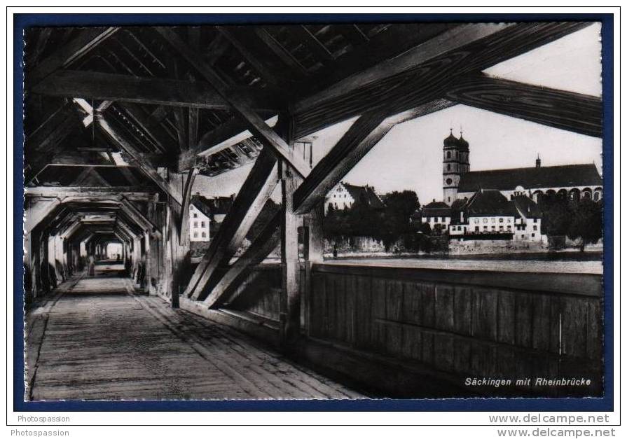 Säckingen Mit Rheinbrücke - Bad Saeckingen