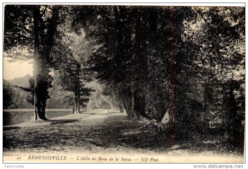 Ermenonville - L´Allée Du Banc De La Reine - Ermenonville