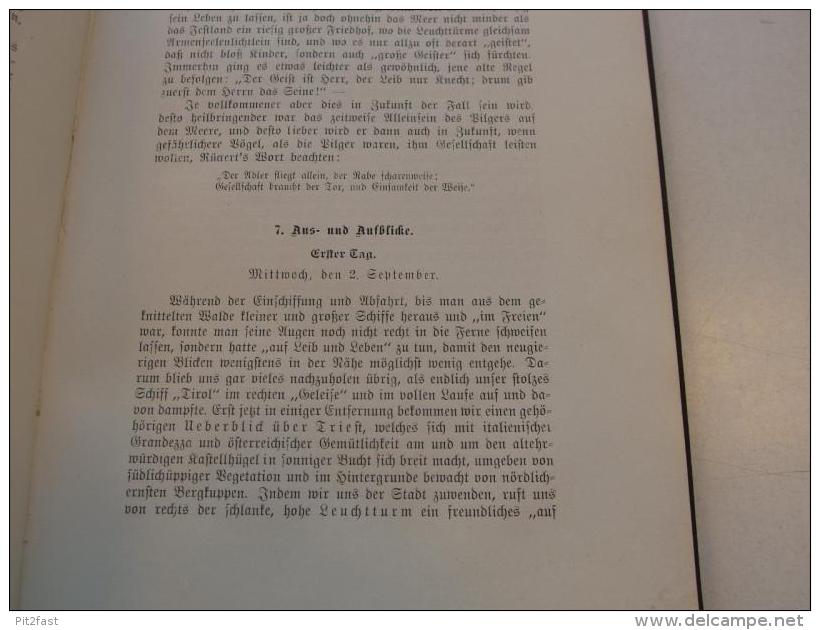 Erste Schweizer Heiliglandfahrt , 1903 , EA , Heinrich Himmel Von Agisburg , Feldkirch , Triest  !!! - Erstausgaben