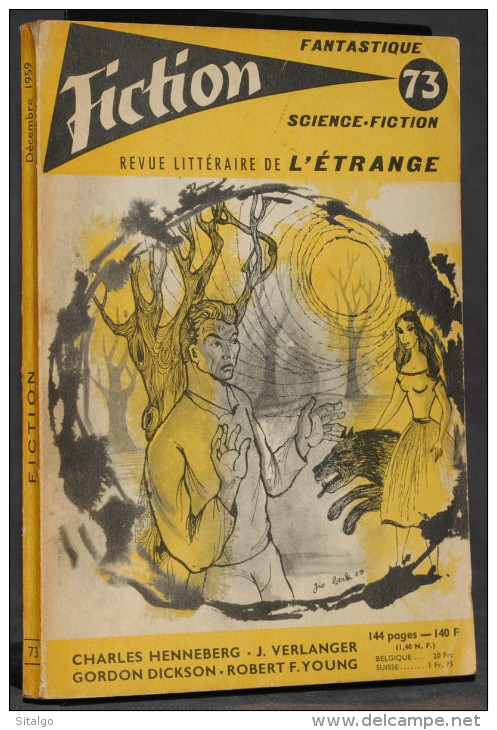 FICTION  N° 73  DÉCEMBRE 59 - OPTA - SF - Fiction