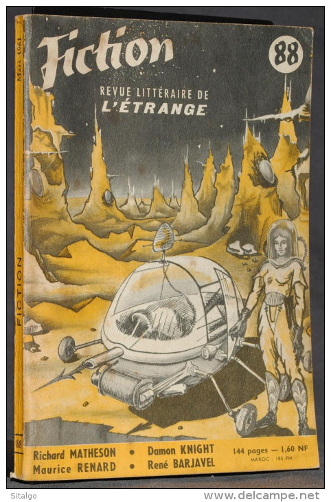 FICTION  N° 88  MARS 1961 - OPTA - SF - Fiction