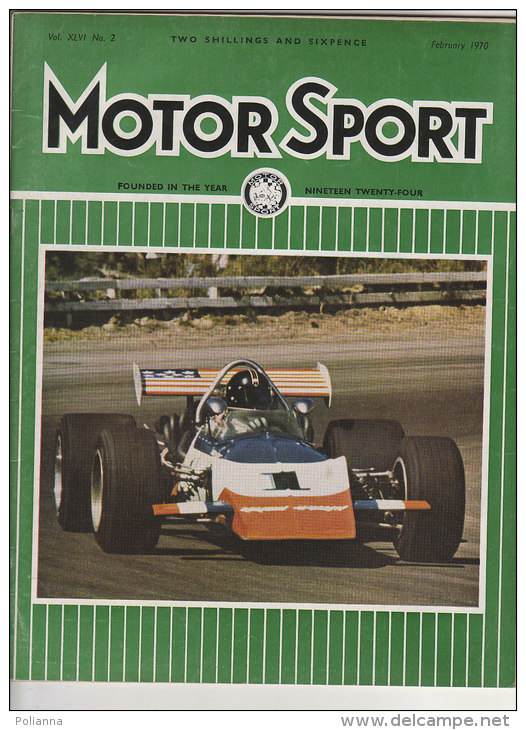 RA#45#02 RIVISTA MOTOR SPORT 1970/ASTON MARTIN DBS/GP DECADE/PORSCHE 911 S - Car Racing - F1