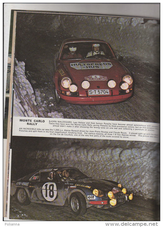 RA#45#03 RIVISTA MOTOR SPORT 1970/FORD GRAN TURISMO/ROLLS-ROYCE/DAYTO NA 24-HOURS/MONTE CARLO RALLY PORSCHE/ARTIC RALLY - Automobile - F1