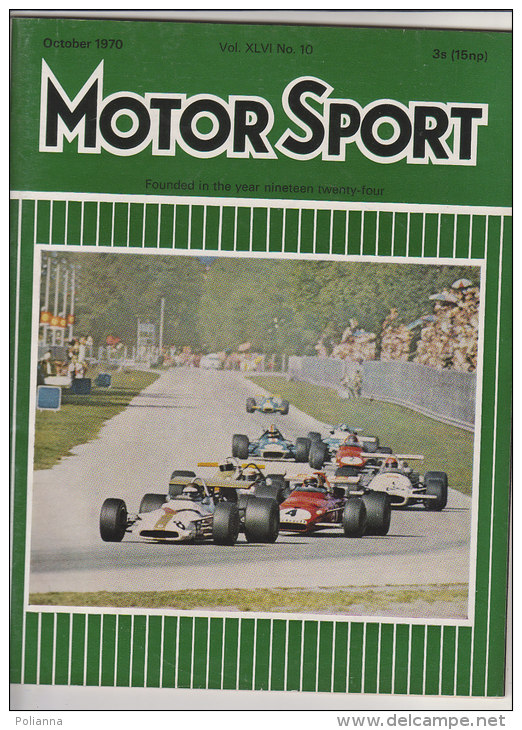 RA#45#10 RIVISTA MOTOR SPORT 1970/TRIUMPH STAG/41st ITALIAN GRAND PRIX/HILLMAN AVENGER/LOTUS - Autorennen - F1