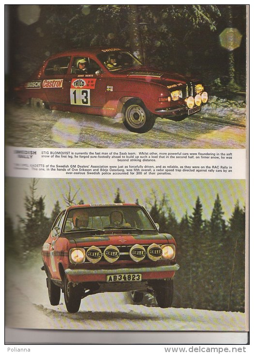 RA#45#15 RIVISTA MOTOR SPORT 1971/SWEDISH RALLY/OPEL MANTA RALLY COUPE/5th SOUTH AFRICAN GRAND PRIX/FORD CAPRI/JAGUAR V1 - Autosport - F1