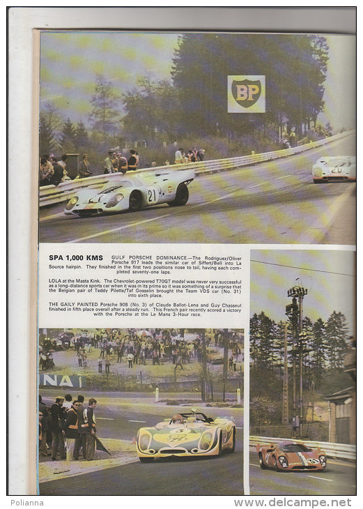 RA#45#17 RIVISTA MOTOR SPORT 1971/55th TARGA FLORIO PORSCHE/GKN INT. TROPHY/MONZA 1000 KMS/SPANISH GRAND PRIX/TRIUMPH - Automovilismo - F1