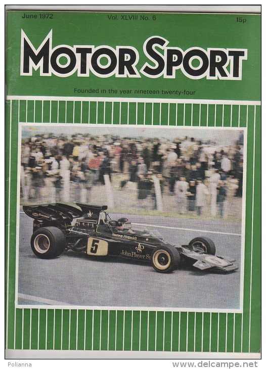 RA#45#28 RIVISTA MOTOR SPORT 1972/SPANISH GRAND PRIX/30th MONACO GP/MOROCCO RALLY MERCEDES - Automobile - F1