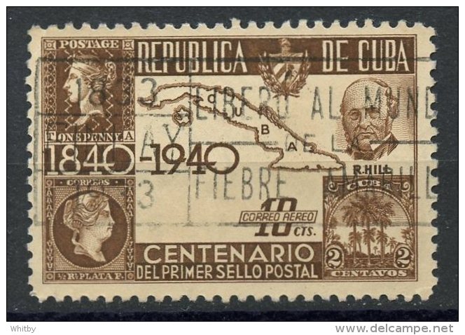 Cuba 1940 10c Cent Of 1st Stamp Issue #C32 - Poste Aérienne