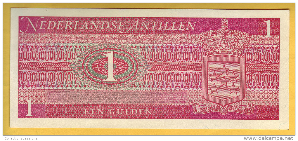 PAYS BAS - ANTILLES NEERLANDAISES - Billet De 1 Gulden. 8-09-70.  Pick: 20a. NEUF - Antilles Néerlandaises (...-1986)