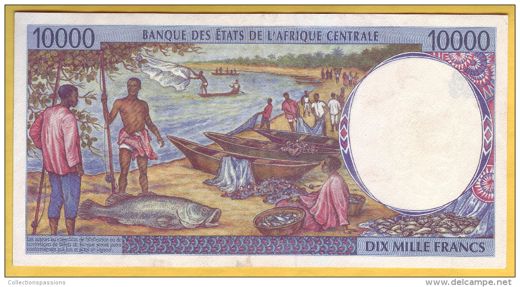 CAMEROUN - Billet De 10000 Francs. 1994.  Pick: 205E.a SUP+ - Kameroen