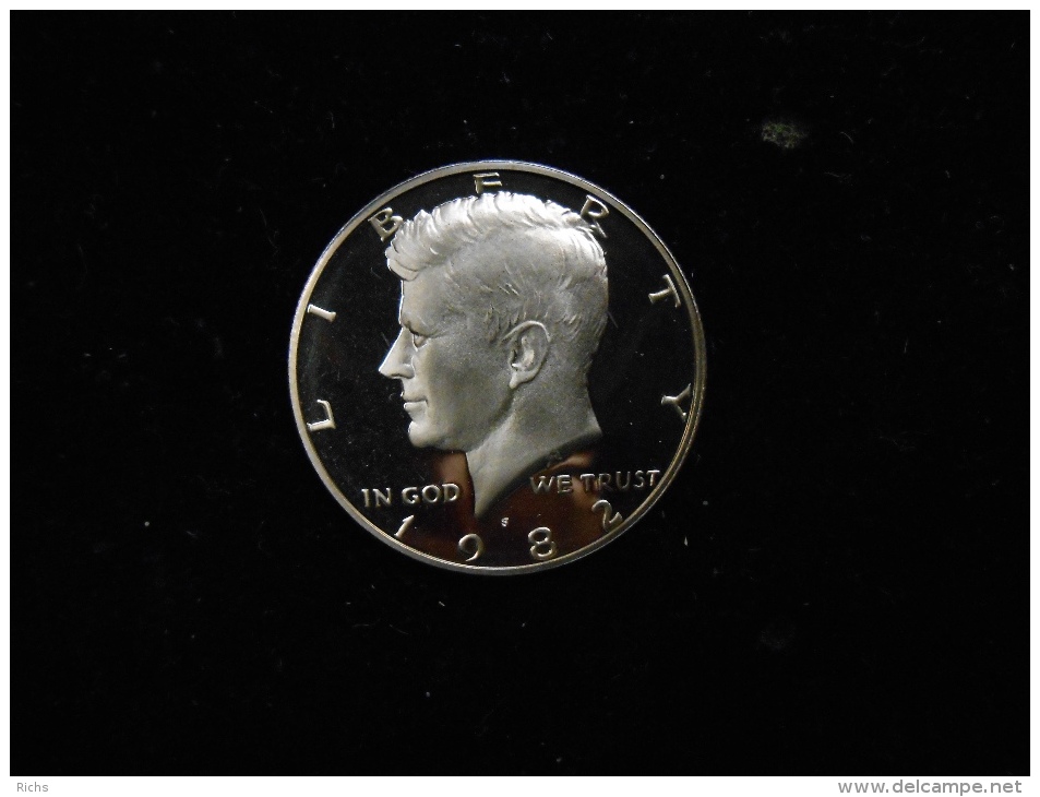 1982-S Proof Kennedy Half Dollar - 1964-…: Kennedy