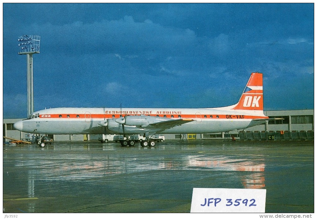 Avion De Ligne CESKOSLOVENSKE AEROLINIE IL YUSHIN IL 18 IOK-VAF - 1946-....: Modern Era