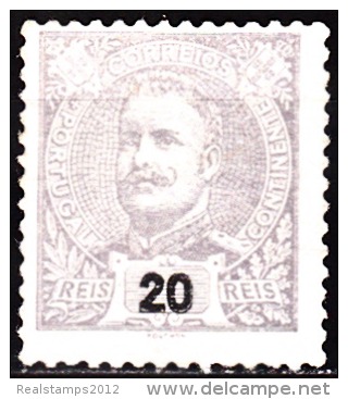 PORTUGA L- 1895-1896,  D. Carlos I.  20 R.   (*) MNG  MUNDIFIL  Nº 130 - Unused Stamps