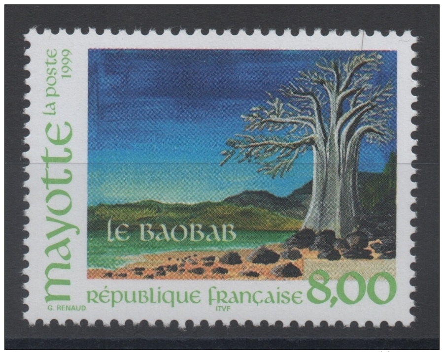 MAYOTTE - YT N° 75 - Neufs ** - MNH - Cote: 4,50 € - Unused Stamps