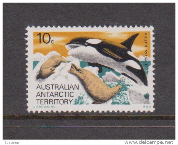 Australian Antarctic Territory 1973 10c Killer Whale Definitive MNH - Unused Stamps