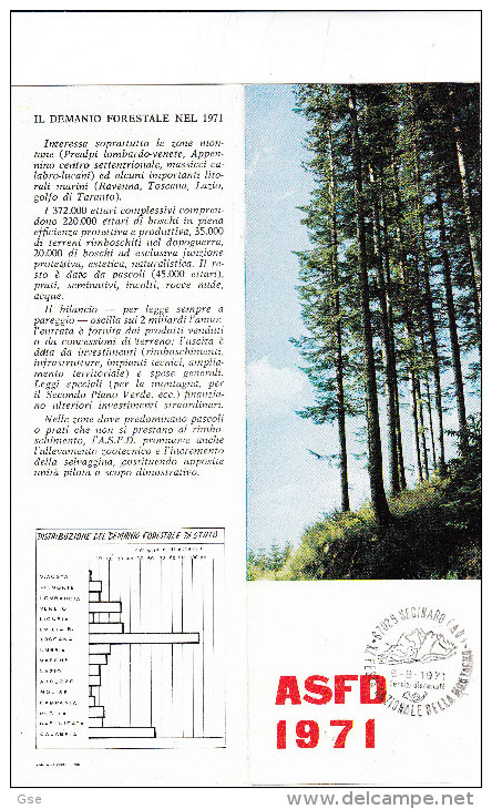 A.S.D.F. (Azienda Si Stato  Per Le Foreste Demaniali) - 1971 - Dépliants Turistici