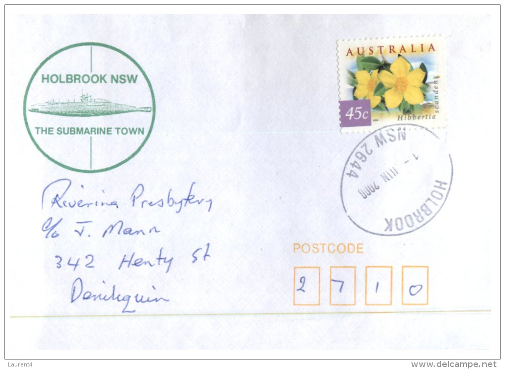 (864 PH) Australia FDC  Cover - 19787 - Holbrook The Submarine Town (2 Covers) - Duikboten