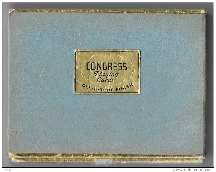 Congress Playing Cards - Cel-U-Tone Finish - Chats - Cartes à Jouer Dans Leur étui En Carton "feutré" - Cartes à Jouer Classiques