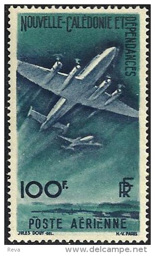 NEW CALEDONIA 100 FRANCS AIRPLANE GREEN SET OF 1 MINT 1963(?) SG326 READ DESCRIPTION !! - Neufs