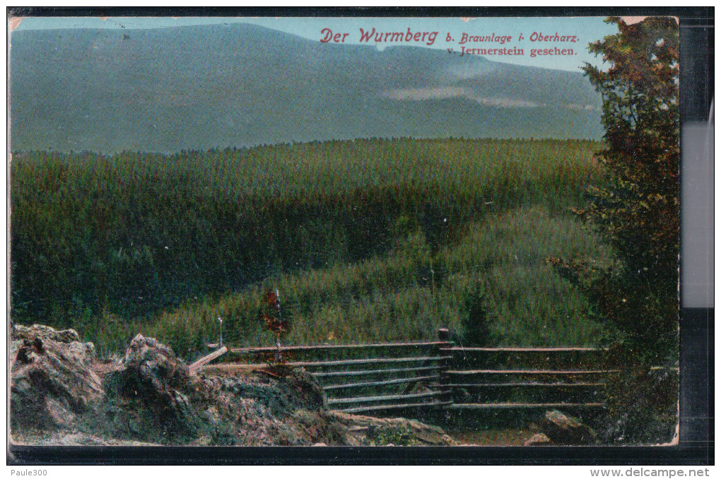 Braunlage - Der Wurmberg  Vom Jermerstein Gesehen - Oberharz - Braunlage