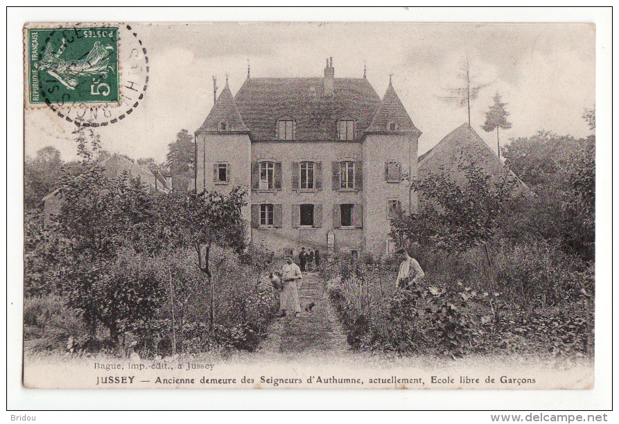 70  JUSSEY   Ancienne Demeure Des Seigneurs D'Authumne    Ecole De Garçons - Autres & Non Classés