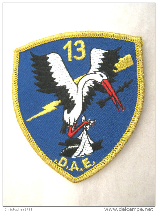 INSIGNE TISSUS ARMEE DE L´AIR DAE 13  TRES BON ETAT - Armée De L'air