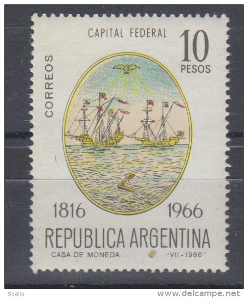 Argentina 1966 Michel Nr 911 MNH  Coats Of Arms Capital,ships - Ungebraucht