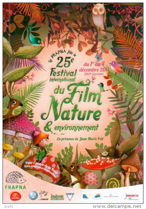 CP 25ème Festival International Du Film Nature & Environnement 2011 - Affiches Sur Carte