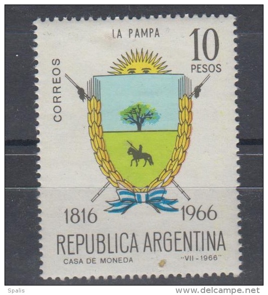 Argentina 1966 Michel Nr 920 MNH  Coats Of Arms La Pampa - Nuevos