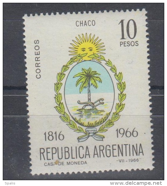 Argentina 1966 Michel Nr 917 MNH  Coats Of Arms Chaco - Nuevos