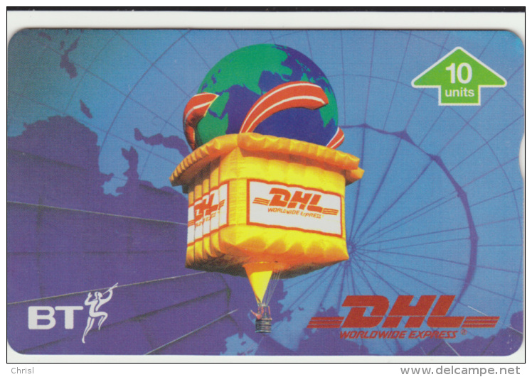 BT Private 363, DHL Worldwide Express Balloon, Mint Phonecard Catalogue £75.00 - BT Emissions Privées