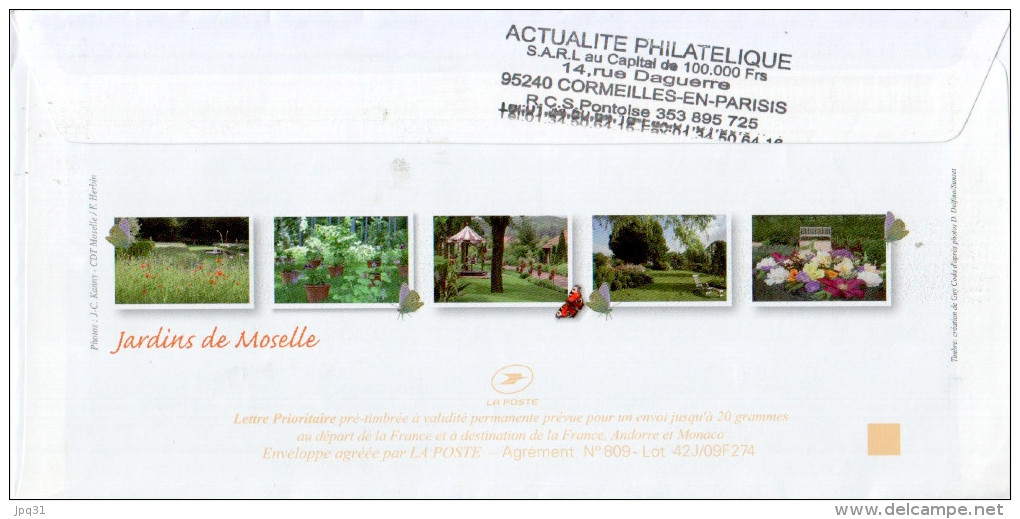 PAP Mirabelle De Lorraine Illustré Jardins Fruitiers De Laquenay - Voyagé - Prêts-à-poster: Other (1995-...)