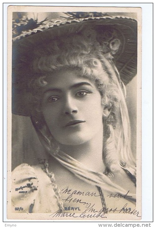 Beryl, Artiste 1900 , Photo Reutlinger - Theatre