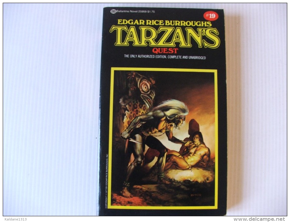 TARZAN Tarzan's Quest Ballantine Books 19 Texte En Anglais - Ciencia Ficción