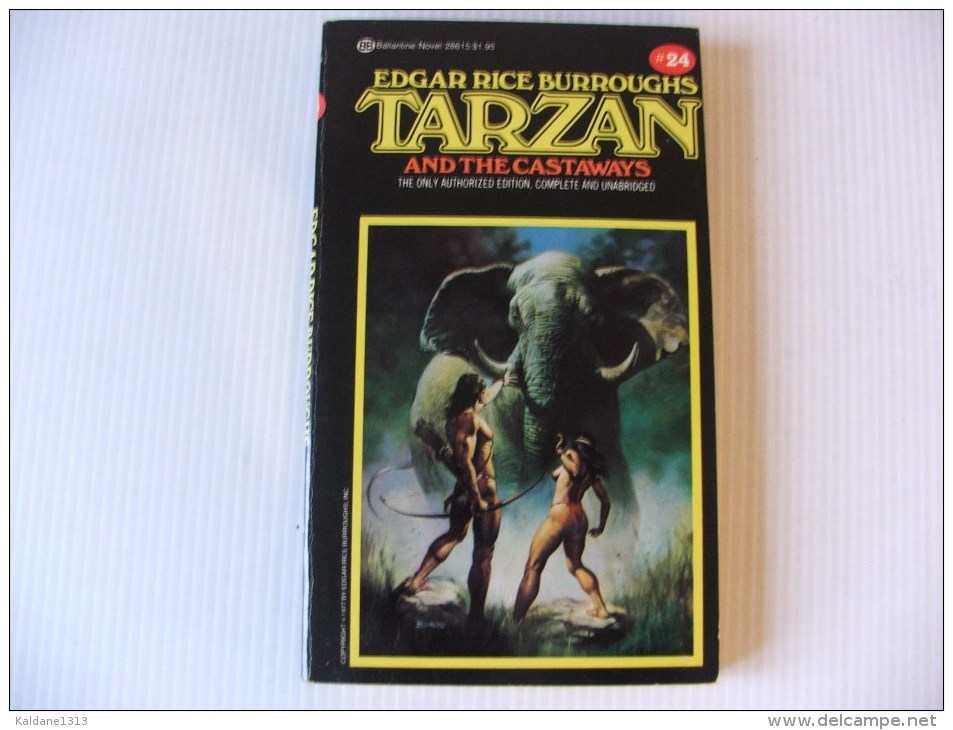 TARZAN And The Castaways Ballantine Books 24 Texte En Anglais - Sciencefiction