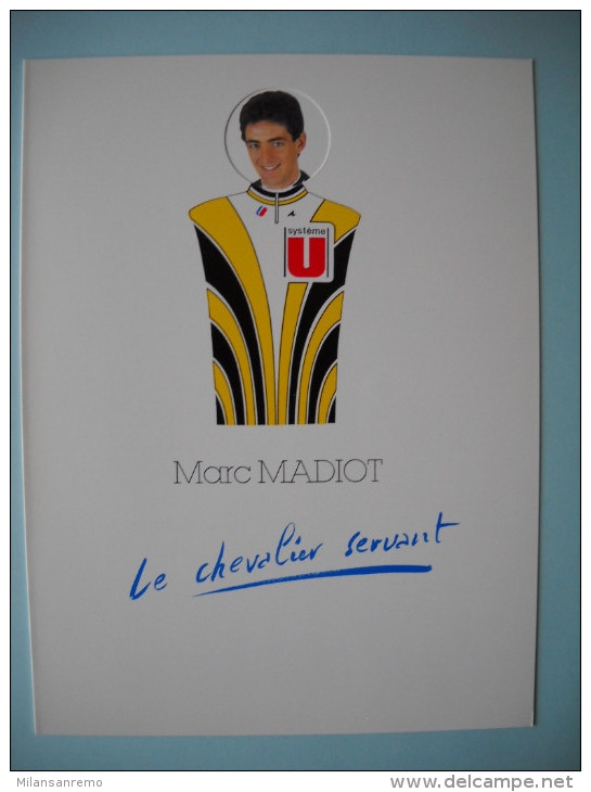 PLAQUETTE DE PRESENTATION MARC MADIOT - Cycling