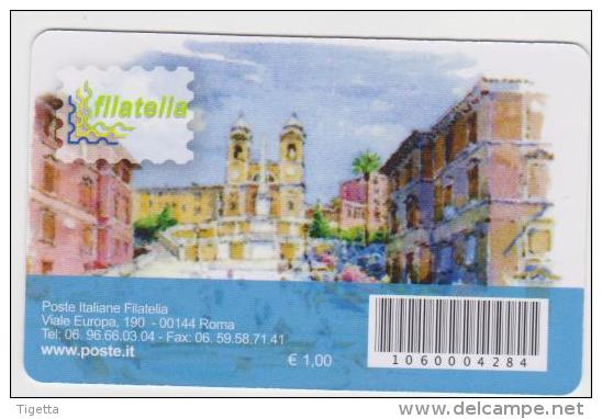 2009 - ITALIA -  TESSERA FILATELICA   "ROMA CAPITALE" - Cartes Philatéliques