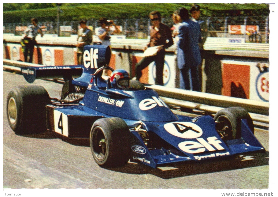 Italian Grand Prix, Monza 1974  -  Patrick Depailler  -  Tyrrell-Ford   -  Carte Postale - Grand Prix / F1