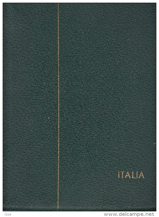 ALBUM ITALIA REPUBBLICA -  (Leuchtturm) 1945-1985 A Taschine Su Fogli In Cartoncino - Reliures Et Feuilles