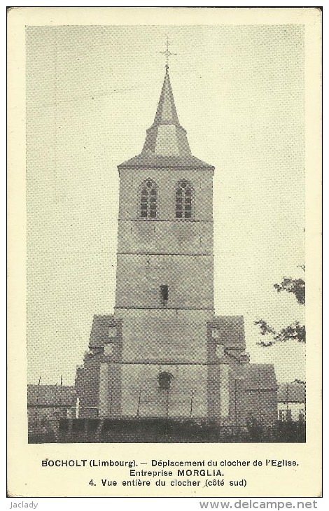 Bocholt -- (2 Cartes) Déplacement  Du  Clocher  De L' Eglise.      (4 Scans) - Bocholt