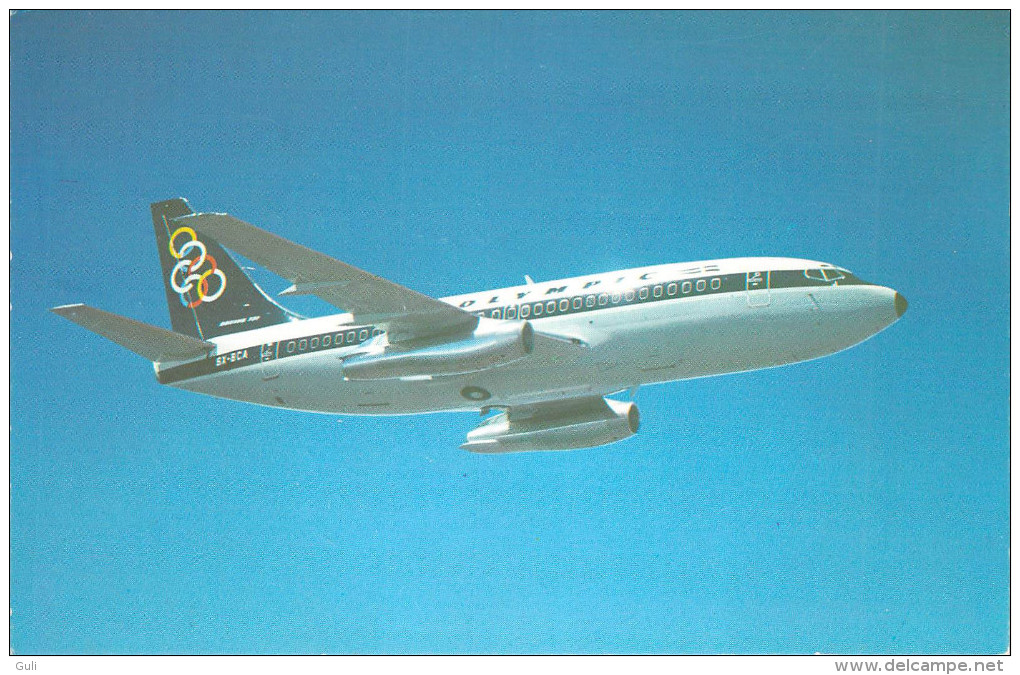 Aviation AVION OLYMPIC AIRWAYS Boeing 737-200 (compagnie Aérienne Grecque  AIRLINES -GRECE )*PRIX FIXE - 1946-....: Ere Moderne