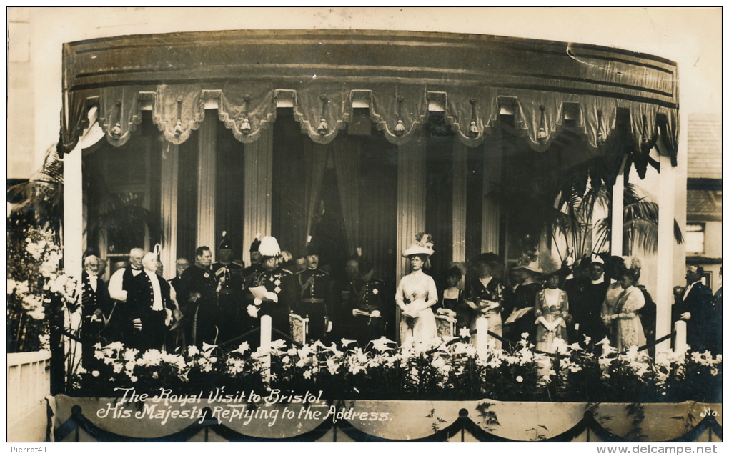 ROYAUME UNI - ENGLAND - BRISTOL - The Royal Visit To Bristol - His Majesty Replying To The Address - Bristol