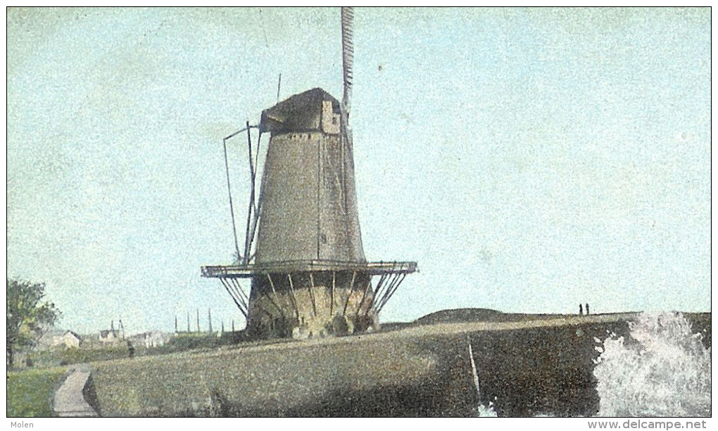 ORANJEMOLEN : WINDMOLEN Te VLISSINGEN Kaart Van Voor 1906 * Moulin à Vent Molen Mill Muhle Molino Laminatoio  I93 - Vlissingen