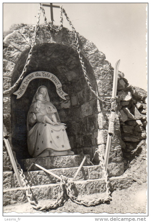 ANCIENNE PHOTO - NOTRE DAME DU TRES HAUT - COL DE LA BONETTE - - Lugares