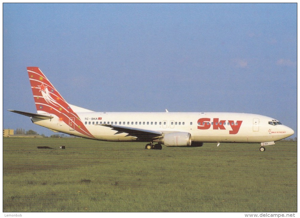 SKY AIRLINES, Boeing 737-4Y0, Unused Postcard [15233] - 1946-....: Moderne