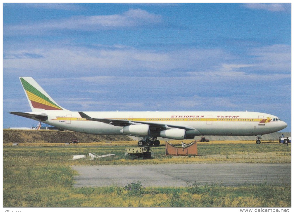 ETHIOPIAN AIRLINES, A340-312, Unused Postcard [15244] - 1946-....: Era Moderna