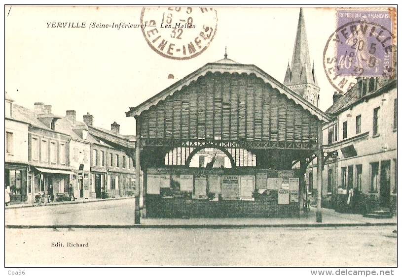 YVERVILLE - Les HALLES - Yerville