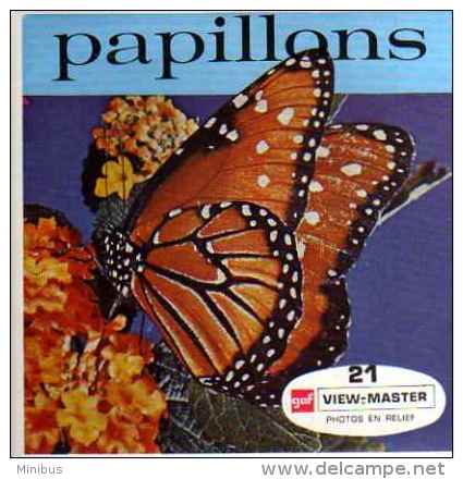 VIEW MASTER Papillons (photo En Relief) - Visionneuses Stéréoscopiques