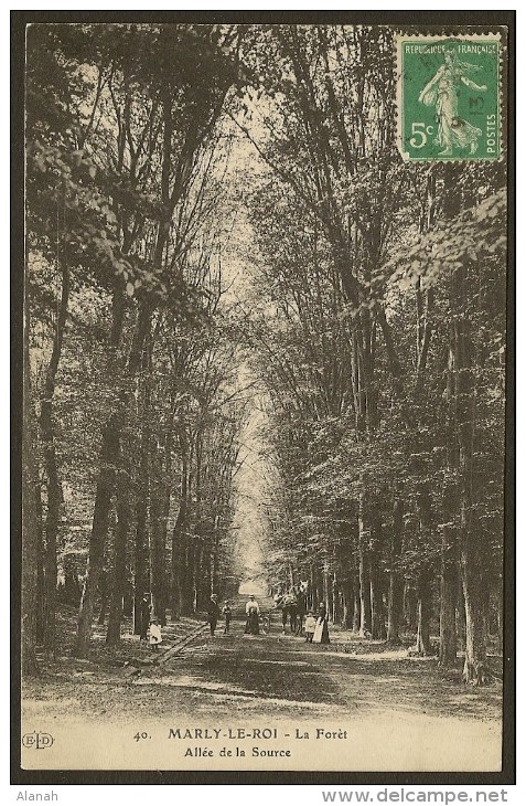 MARLY LE ROI Rare La Forêt Allée De La Source (ELD) Yvelines (78) - Les Essarts Le Roi